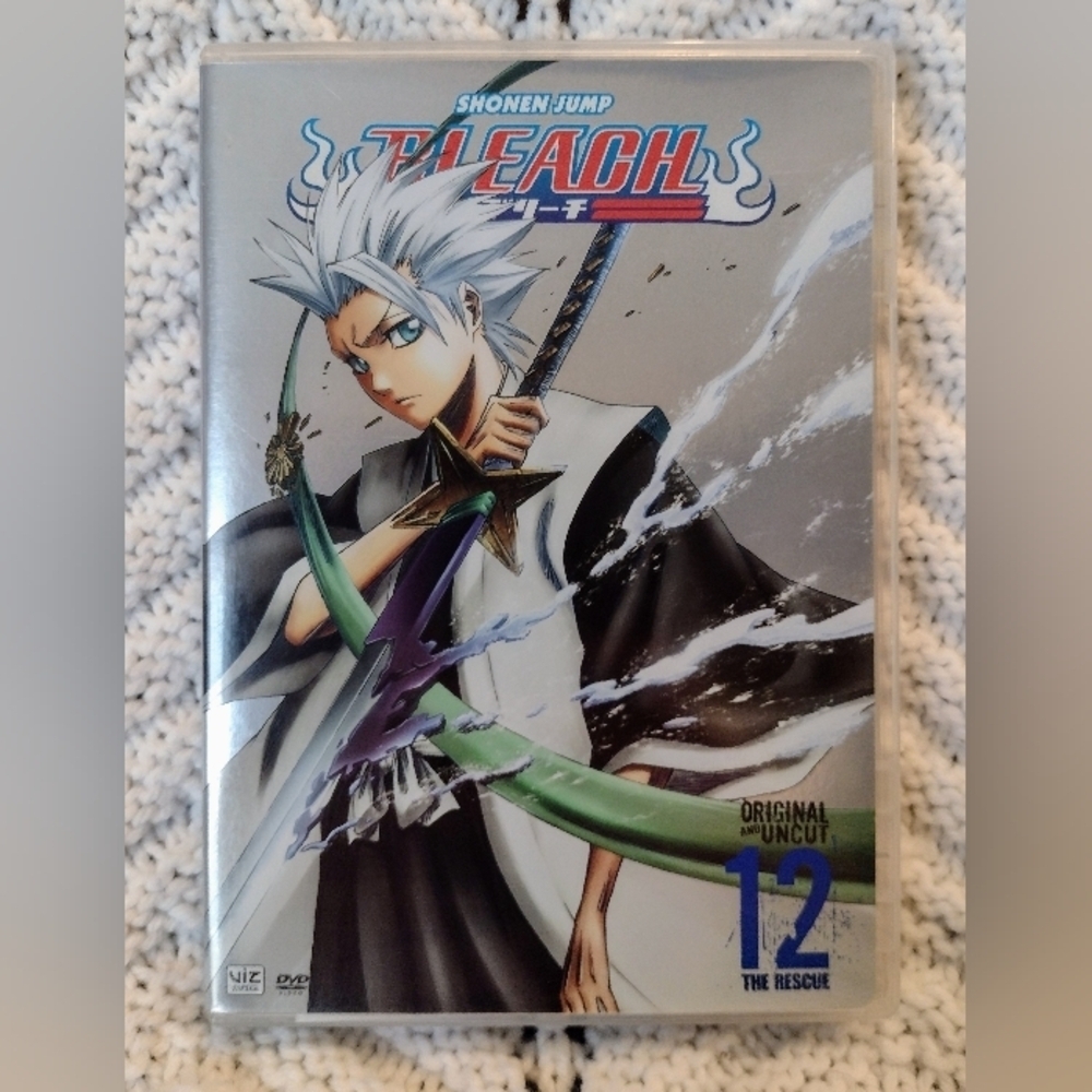 Bleach DVD Volume 12  The Rescue Episodes 46-49 Original Uncut Stickers Included